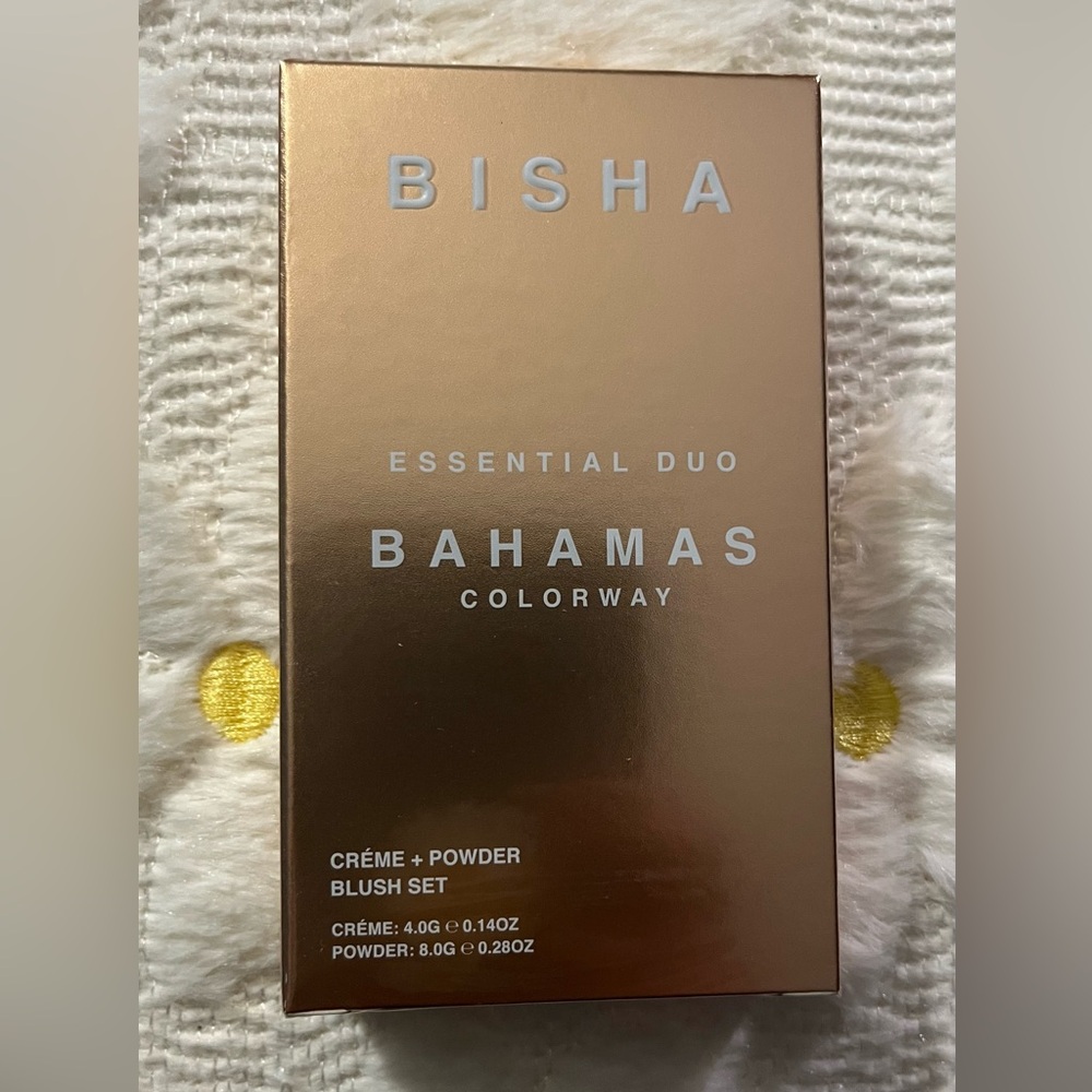 BISHA Blush Duo Set - Vibrant Red and Bright Pink - Bahamas Colorway.